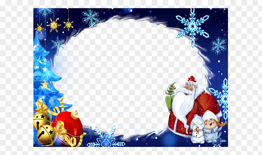 Zen Christmas Ornament Santa Claus Picture Frames Snegurochka Ded Moroz PNG
