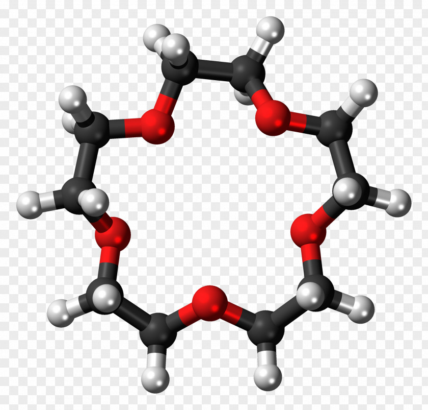 Agent Crown Ether 15-Crown-5 Catenane Molecule PNG