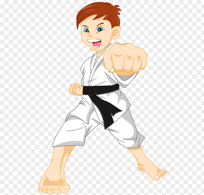 Cartoon Karate Boy Momentum Stock Photography Illustration PNG