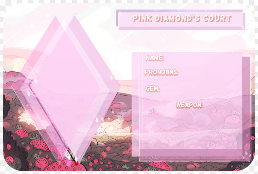 Diamond Pink Gemstone Blue PNG