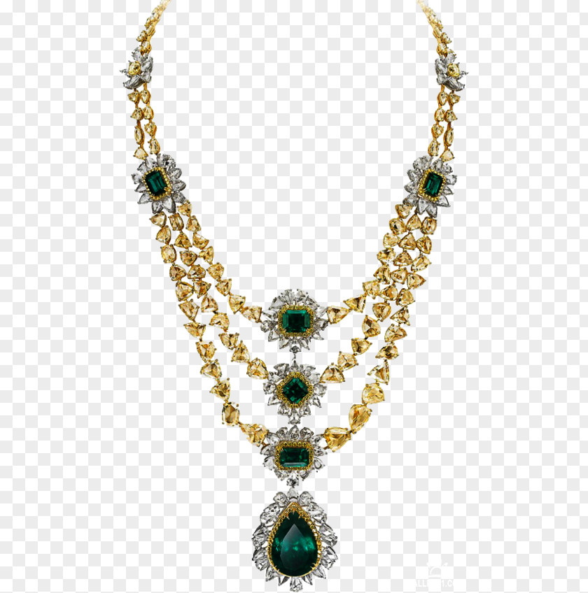 Emerald Necklace Jewellery Neried Earring PNG