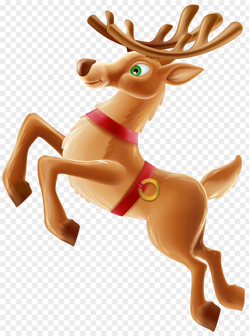 MOOSE Reindeer Christmas Clip Art PNG