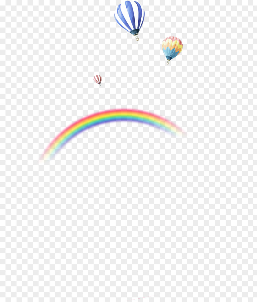 Rainbow Balloons Area Pattern PNG