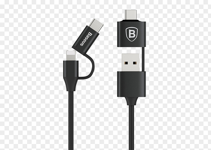 USB Battery Charger On-The-Go USB-C Electrical Cable PNG
