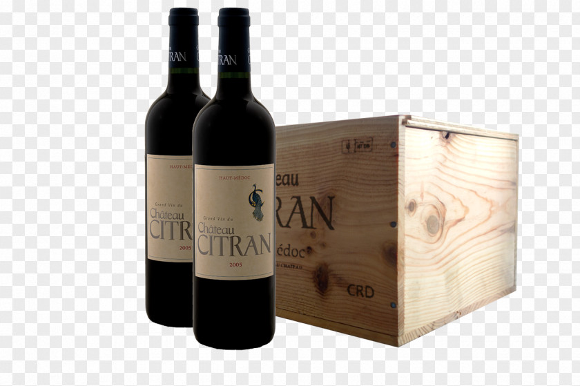 Wine Château Citran Haut-Médoc AOC PNG