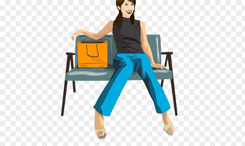 Beauty And The Chair Illustrator Illustration PNG