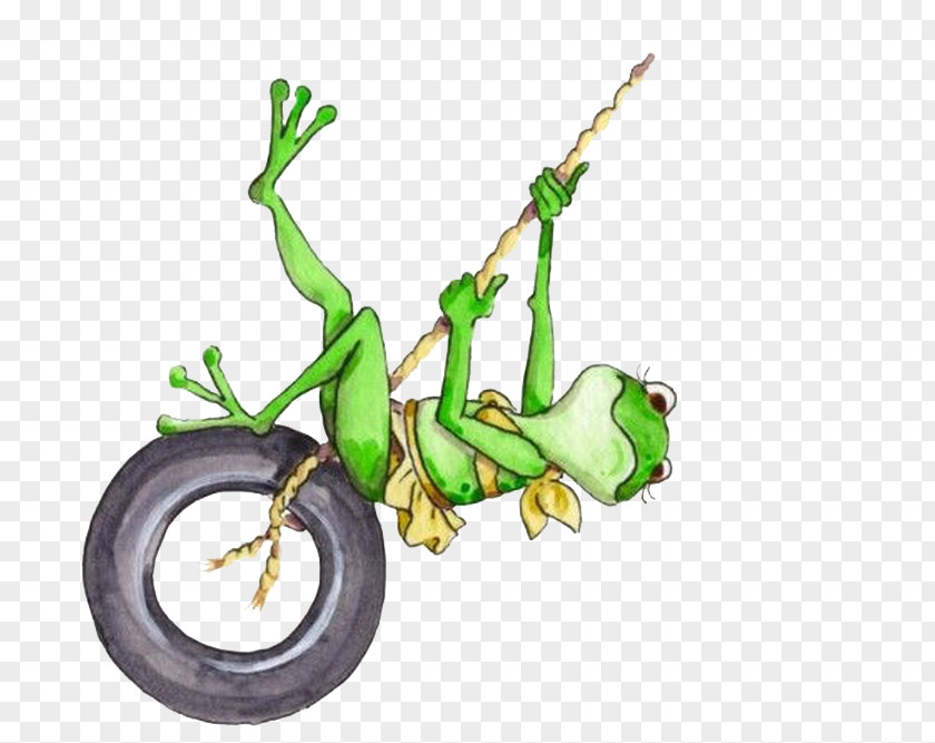 Funny Frog Drawing Clip Art PNG