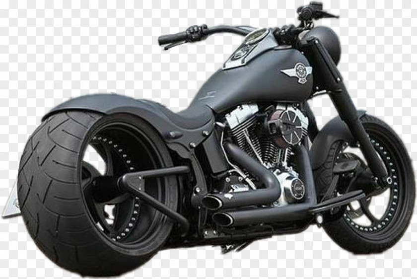 Motorcycle Harley-Davidson FAT BOY Custom Softail PNG