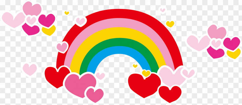 Rainbow Love Clip Art PNG