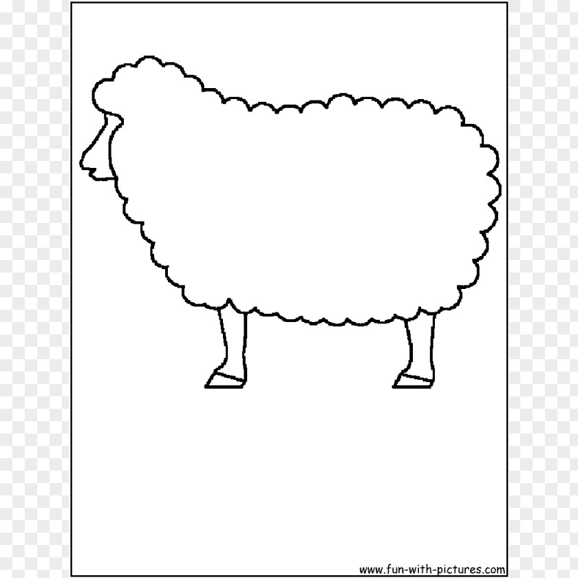 Sheep Pictures For Kids Coloring Book Drawing Clip Art PNG