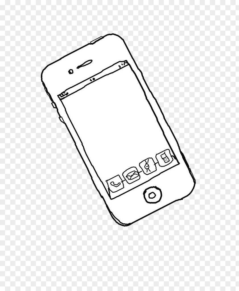 Smartphone Line Drawing Vector IPhone X Google Images PNG
