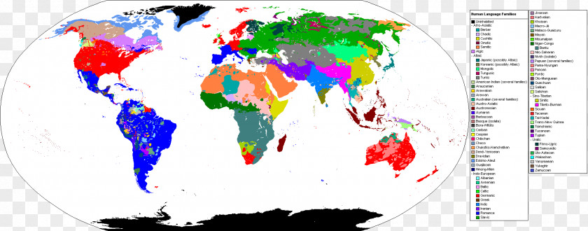 World Map Language PNG