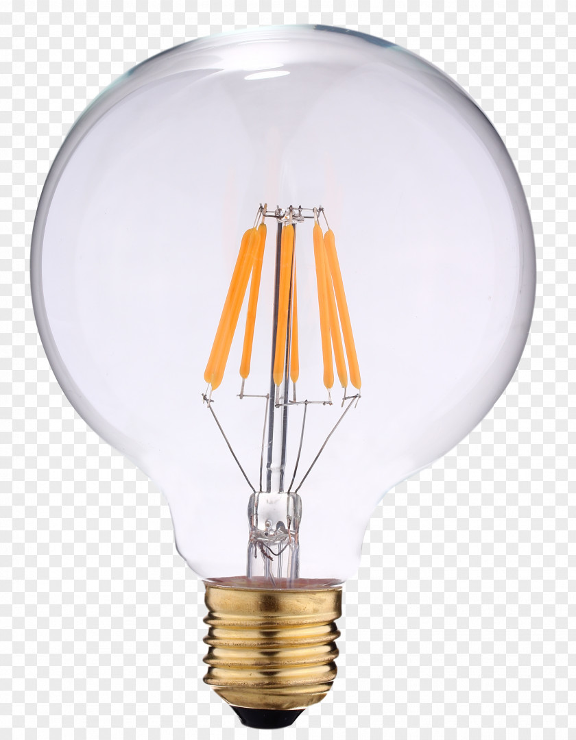 E27 Incandescent Light Bulb Lighting Edison Screw LED Filament Lamp PNG