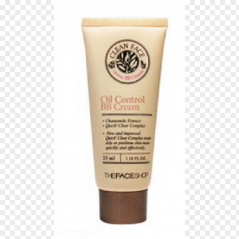 Face BB Cream THE SHOP Clean Oil Control Sun CC Cosmetics PNG