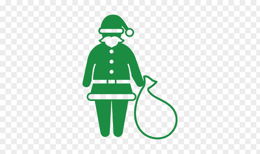 Headgear Green Santa Clause Christmas PNG