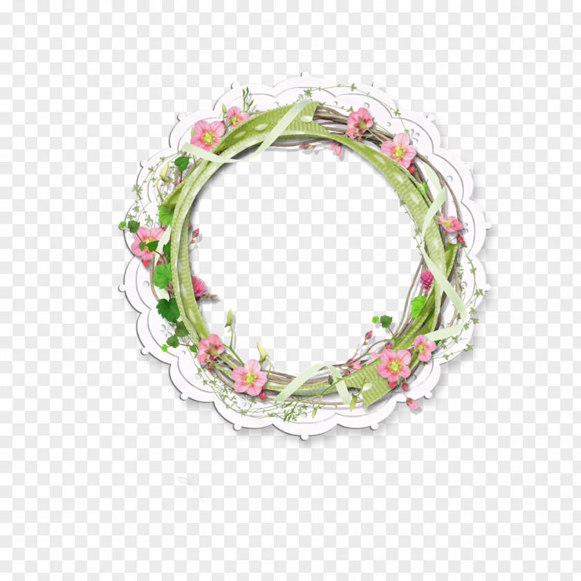 Line Drawing Floral Border PNG