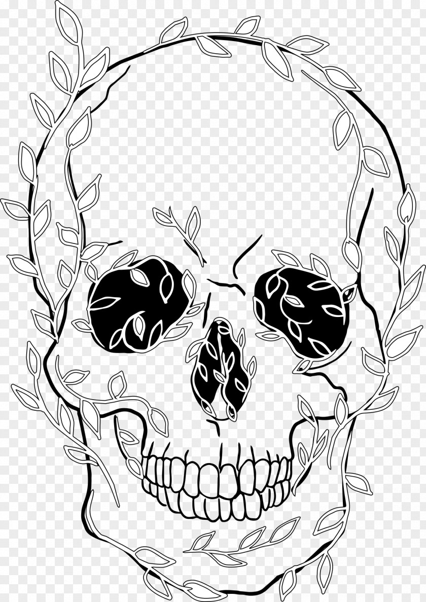 Skull Human Symbolism Drawing Skeleton Clip Art PNG