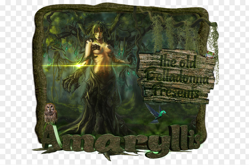 Amaryllis Belladonna Dryad Legendary Creature PNG