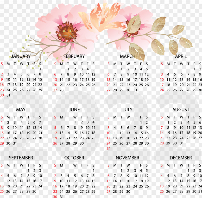Calendar Calendar Year Names Of The Days Of The Week Calendar PNG