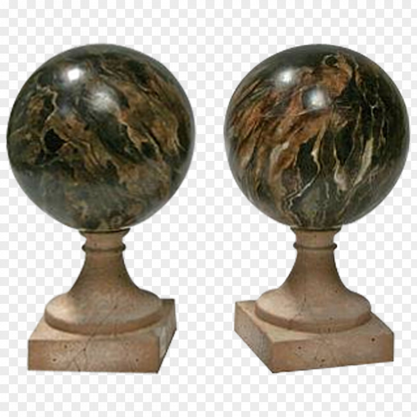 Marble Yard Globe Metal Background PNG