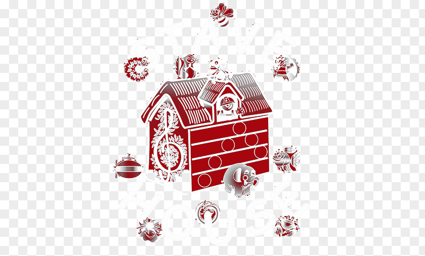 Small House Christmas Ornament Brand PNG