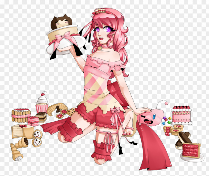 Bake Sale Color Line Art Drawing Character PNG