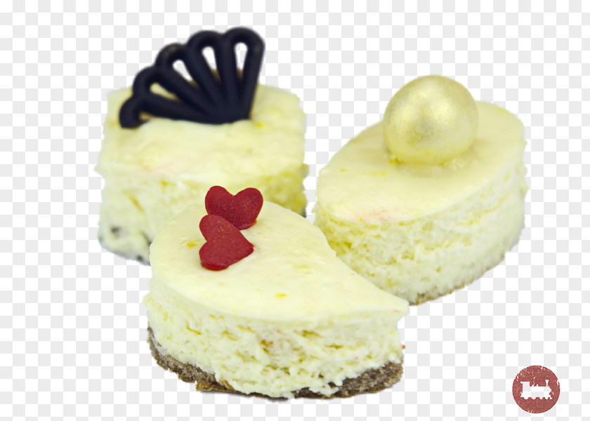 Mini Market Petit Four Cheesecake Buttercream Frozen Dessert Flavor PNG