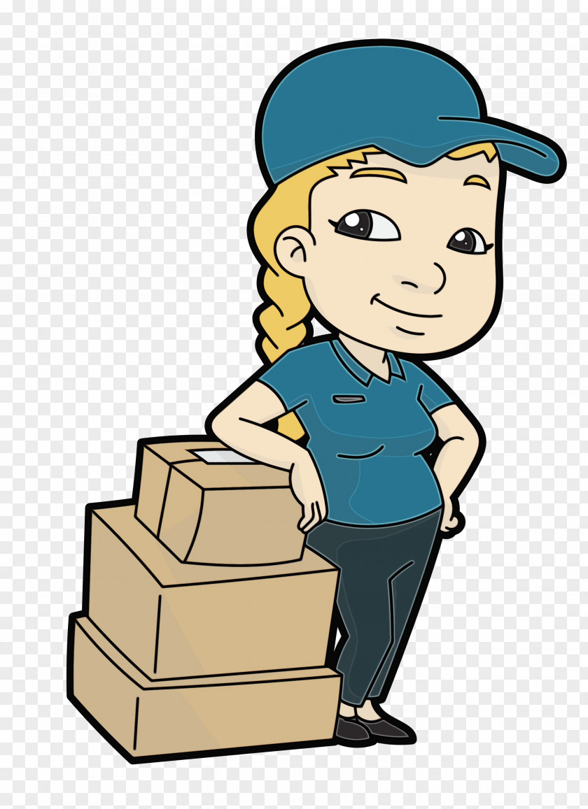 Art Box Boy Cartoon PNG