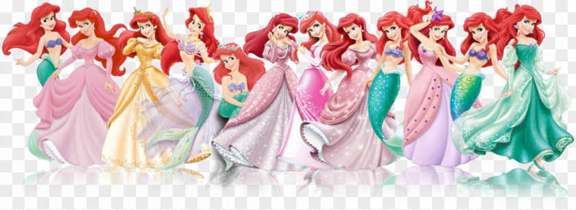 Disney Princess Ariel Tiana The Walt Company Evolution PNG