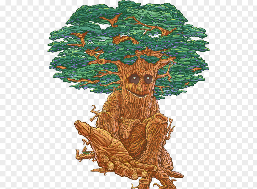 Roots Tree Carnivora Legendary Creature PNG