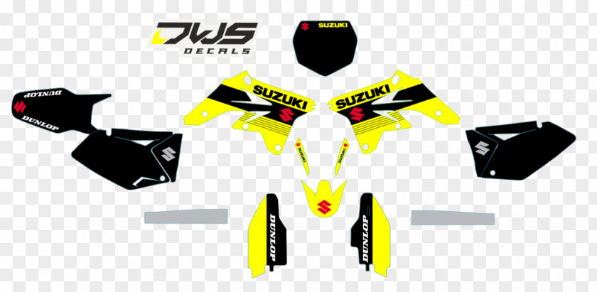 Suzuki RM-Z 450 Logo Vehicle Yellow PNG