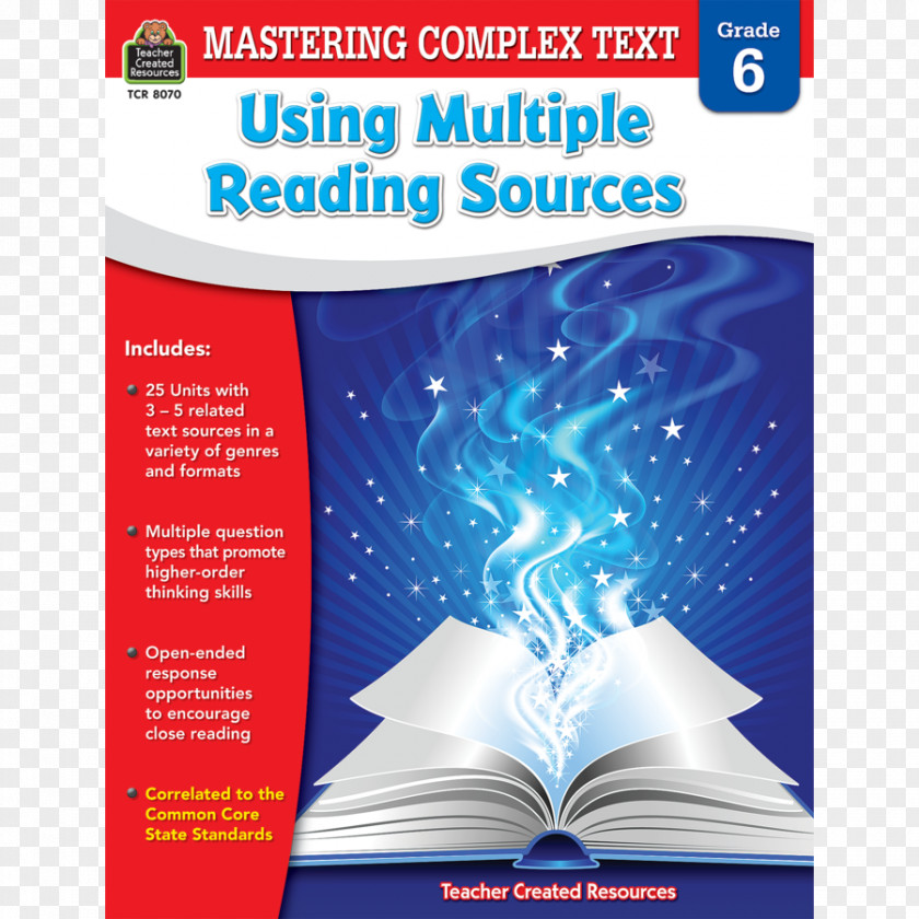 Teacher Mastering Complex Text Using Multiple Reading Sources Grd 4 Sources, Grade 3 2 Comprehension PNG