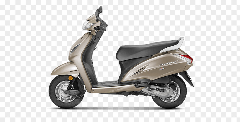 White Scooter Delivery Honda Activa Motorcycle India PNG
