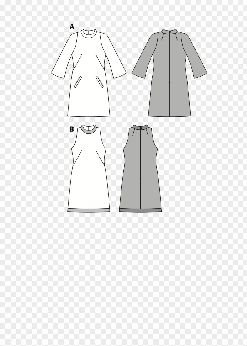 Dress Shoulder Sleeve Clothes Hanger Pattern PNG