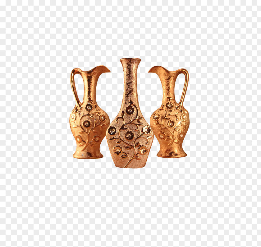 Golden Vase Download PNG