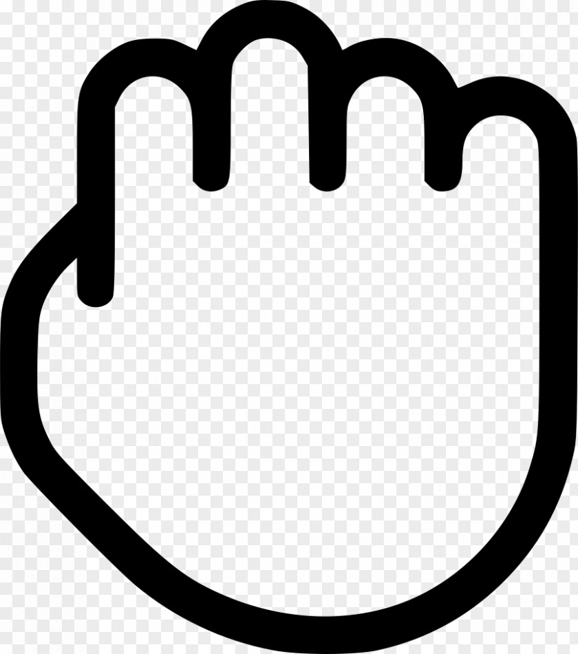 Hand Drop Pointer Clip Art PNG