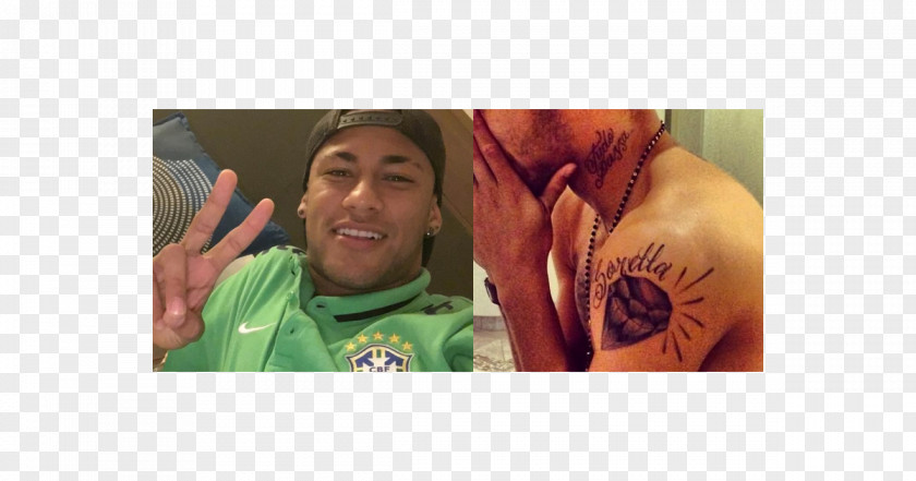Neymar Tattoo Thumb T-shirt Skin PNG