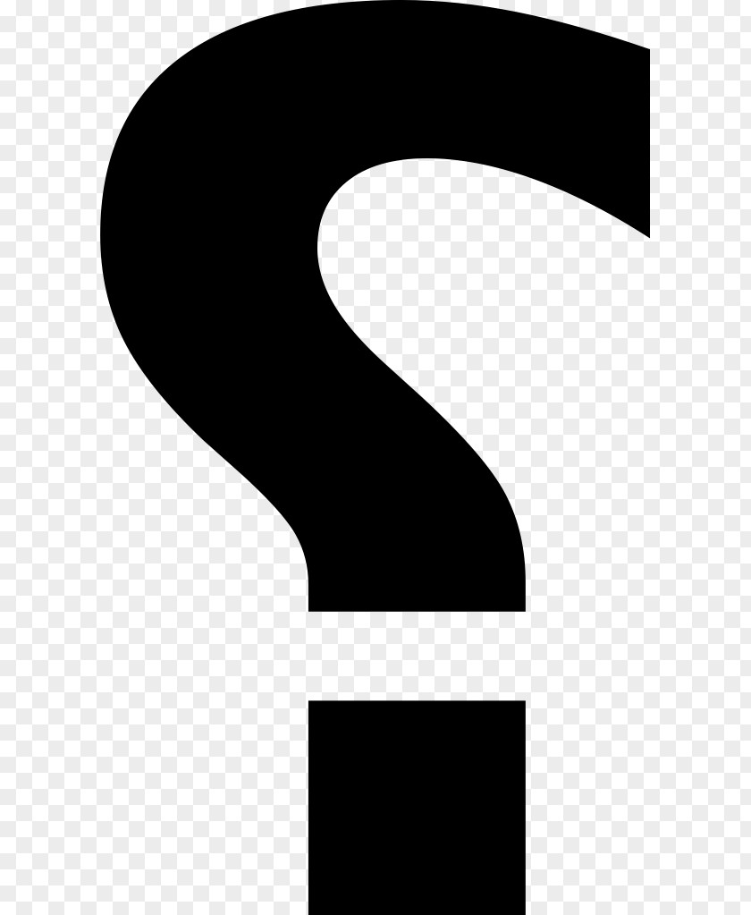 Question Mark Silhouette Rhetorical Wikimedia Commons PNG