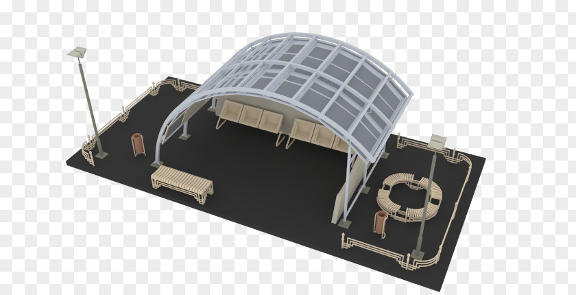 3d Bus Stop Autodesk 3ds Max Computer-aided Design GrabCAD PNG