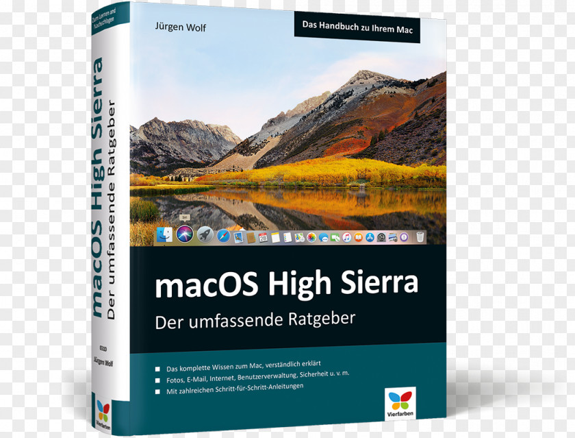 Book MacOS High Sierra: Das Komplette Mac-Wissen. Für Alle Modelle Geeignet. Ideal Zum Lernen Und Nachschlagen. Macintosh Sierra PNG