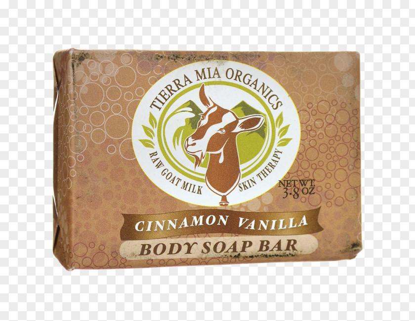 Cinnamon Bar Tierra Mia Organics Raw Goat Milk Skin Therapy Lotion Brand PNG