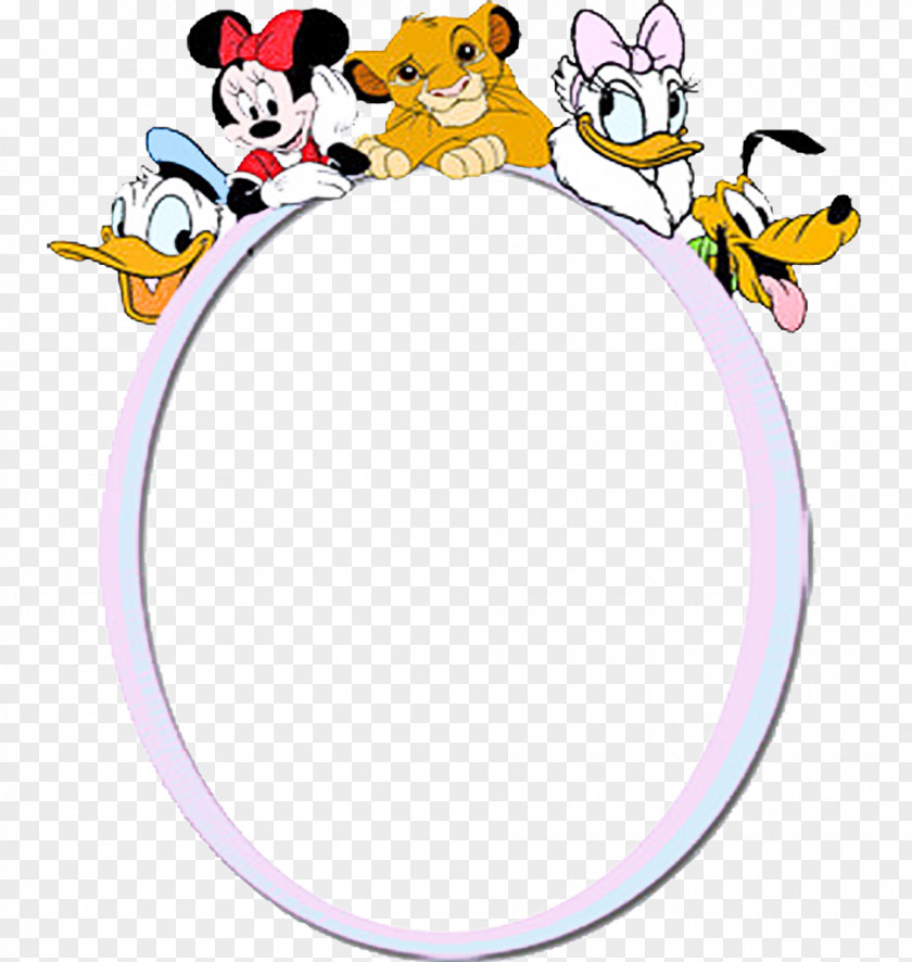 Crown Picture Frame Circle PNG