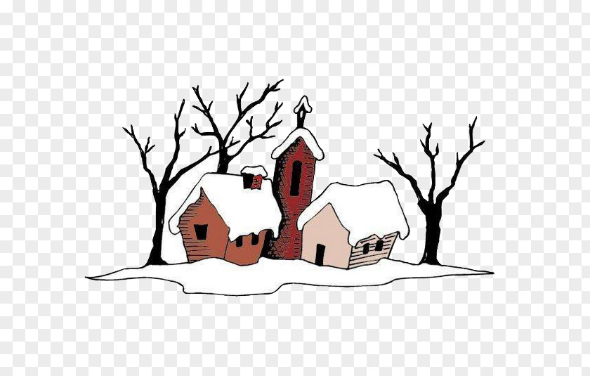 Dwarf House Snow Cartoon Igloo Illustration PNG