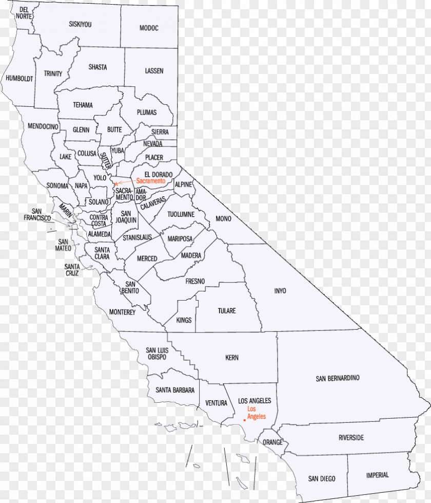 Map Southern California Northern World Zip Code PNG