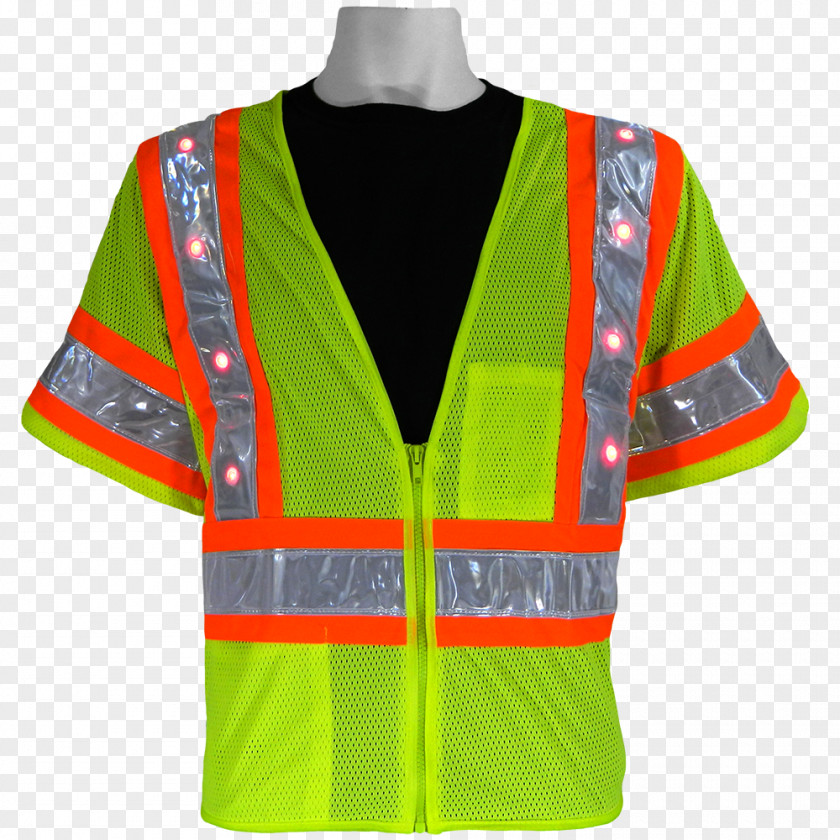 Safety Vest High-visibility Clothing Light Gilets PNG