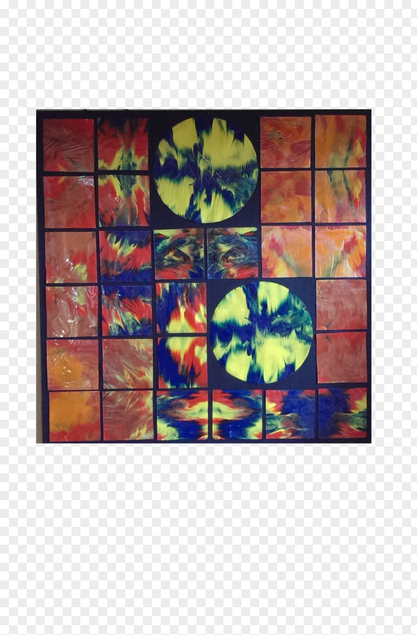 Window Modern Art Painting Pattern PNG