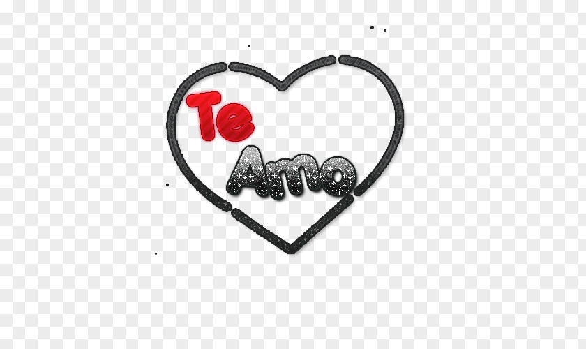 Amo Love Text PNG