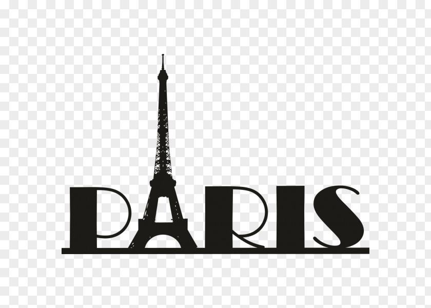 Eiffel Tower Wall Decal PNG