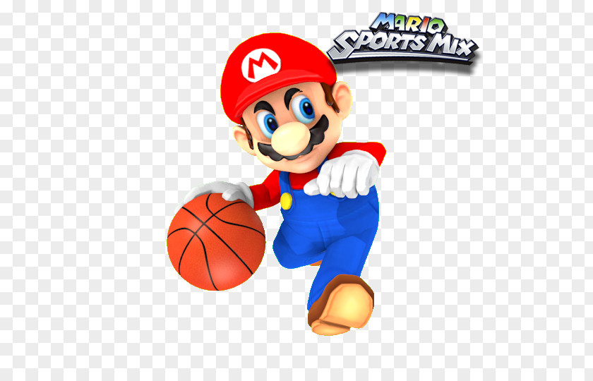 Mario Bros Super Bros. Hoops 3-on-3 Sports Mix PNG