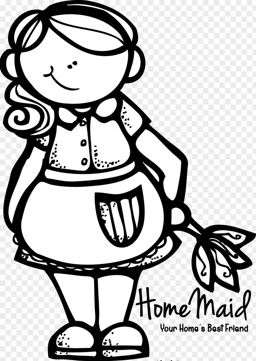 Milk Maid Dresses Clip Art Cleaner Illustration Domestic Worker PNG